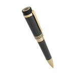 TIBALDI by Montegrappa // New York Ballpoint // Black Yellow Gold Plated