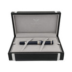 TIBALDI by Montegrappa // New York Rollerball // Blue Rhodium