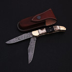 Double Blade Pocket Folding Knife