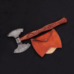 Damascus Double Head Tomahawk