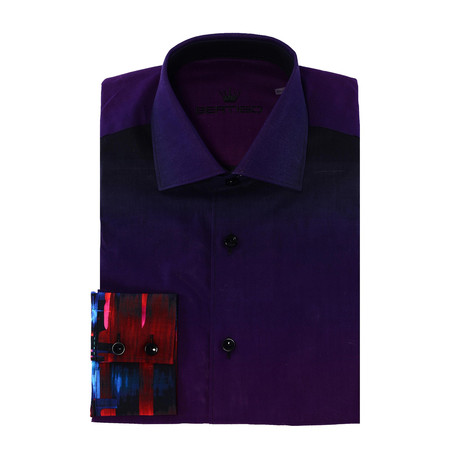 Miami Button-Up // Photo Print // Purple Multicolor (S)