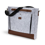 The Alley Messenger Bag // Grey