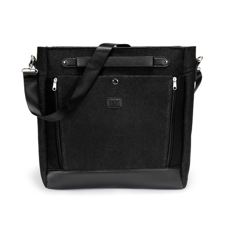 The Alley Messenger Bag // Black