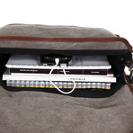 The Modern Messenger Bag // Brown