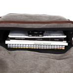 The Modern Messenger Bag // Brown