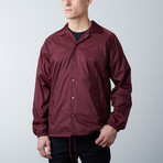 Phil Coaches Jacket // Maroon (L)