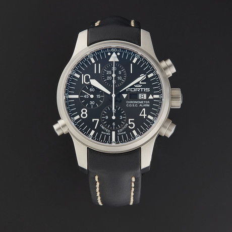 Fortis F-43 Flieger Chronograph Analog Display Automatic // 702.10.81 L.01 // New