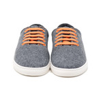 Sneaker // Light Grey + Orange (Euro: 41)