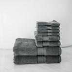 Alfred Sung SOHO Collection // 8-Piece Towel Set (Silver Sconce)