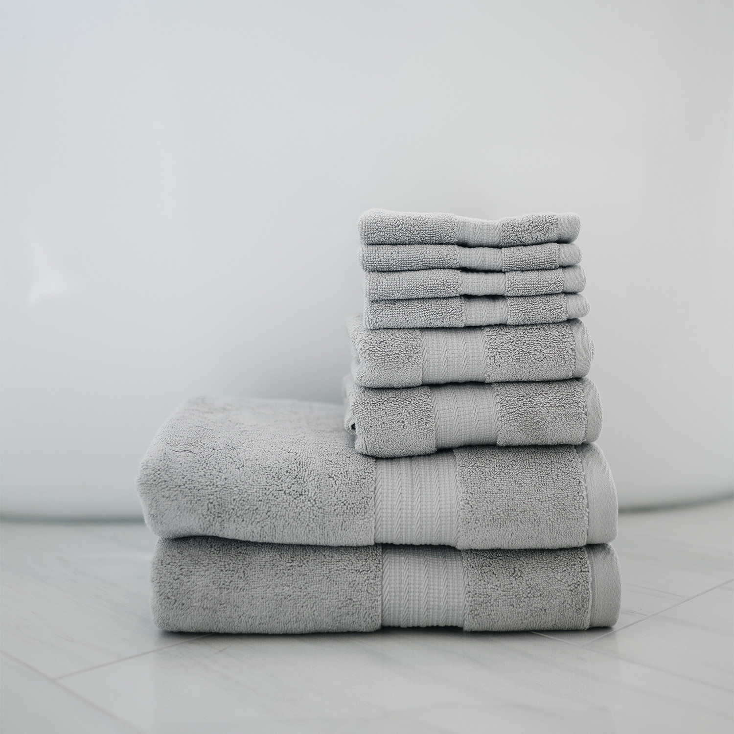Alfred Sung SOHO Collection // 8-Piece Towel Set (Shark Skin) - Alfred ...