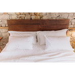 Alfred Sung // 4 Piece King Sheet Set // White (White)