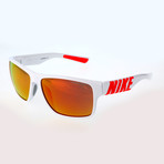 Mojo Sunglasses // White + Orange