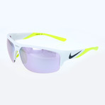 Nike // Men's Golf X2 R Sunglasses // Matte Platinum + Volt + Golf