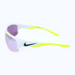 Nike // Men's Golf X2 R Sunglasses // Matte Platinum + Volt + Golf