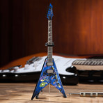 Dave Mustaine // Signature V Rust In Peace Mini Guitar Replica