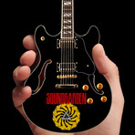 Chris Cornell // Soundgarden Logo Mini Guitar Replica