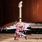 Van Halen // EVH + Michael Anthony Mini Guitar Replicas // Set Of 2