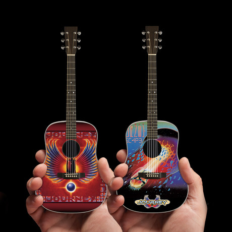 Journey Tribute Mini Acoustic Guitar Replicas // Set of 2