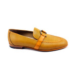 Woven Laether Loafer // Camel (US: 8.5)