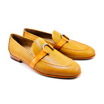 Woven Laether Loafer // Camel (US: 8.5)