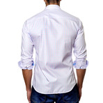 Gingham Button-Down Shirt // Pink + Blue (M)