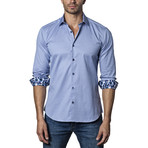 Woven Button-Up II // Blue (S)