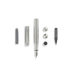 Pocket Fountain Pen // Brushed Chrome