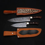 Damascus Chef Knife Set // 2 Piece // 9181