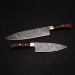 Damascus Chef Knife Set // 2 Piece // 9181