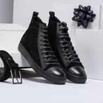 Hi-Top  Shoe // Black (Euro: 42)