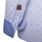 Battle Button Down Shirt // Blue Point (XL)