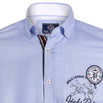Schaefer Button Down Shirt // Blue Stripe (2XL)