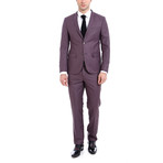 Dane 2-Piece Slim-Fit Suit // Purple (Euro: 54)