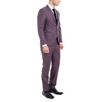 Dane 2-Piece Slim-Fit Suit // Purple (US: 50R)