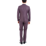 Dane 2-Piece Slim-Fit Suit // Purple (Euro: 48)