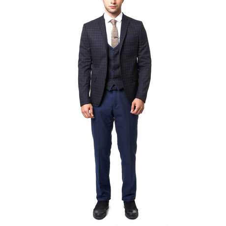 Toney 3-Piece Slim-Fit Suit // Black (Euro: 44)