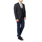 Toney 3-Piece Slim-Fit Suit // Black (US: 50R)
