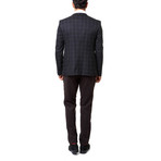 Dwain 3-Piece Slim-Fit Suit // Smoked (Euro: 44)