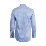 Brookes Button Down Shirt // Blue Stripe (L)