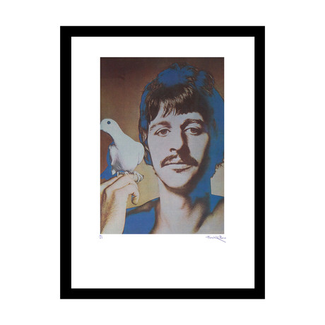 Ringo With A Bird (12"W x 16"H)