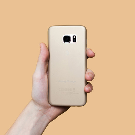 Peel Super Thin Phone Case // Galaxy S7 Edge (Silver Titanium)