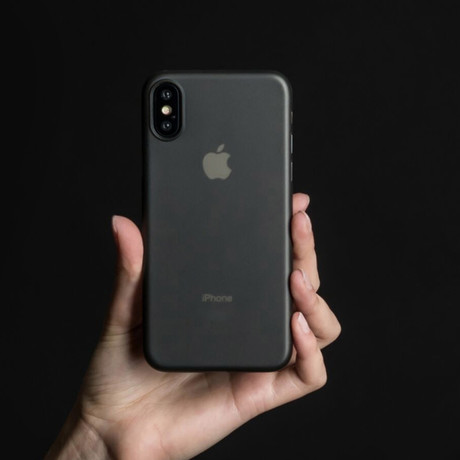 Peel Super Thin Phone Case // iPhone X (Jet Black)