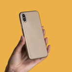 Peel Super Thin Phone Case // iPhone X (Jet Black)