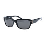 Trastevere Thick Framed Sunglasses // Black
