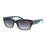 Trastevere Thick Framed Sunglasses // Havana + Blue