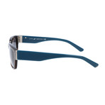 Trastevere Thick Framed Sunglasses // Havana + Blue