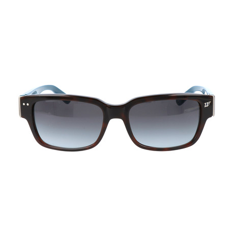 Trastevere Thick Framed Sunglasses // Havana + Blue