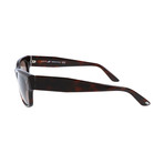 Yuri Thick Framed Sunglasses // Havana
