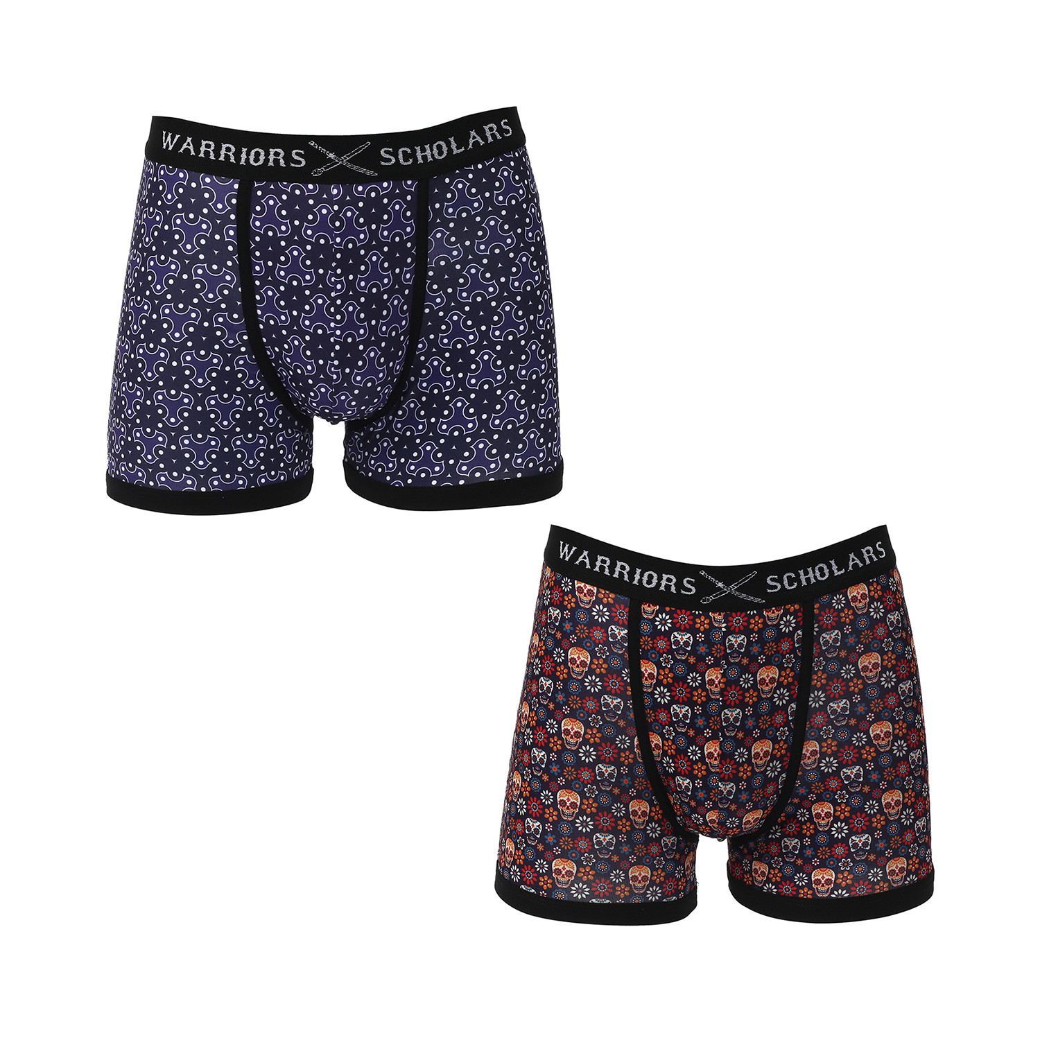 Ethan Moisture Wicking Boxer Brief // Blue // Pack of 2 (L) - Warriors ...