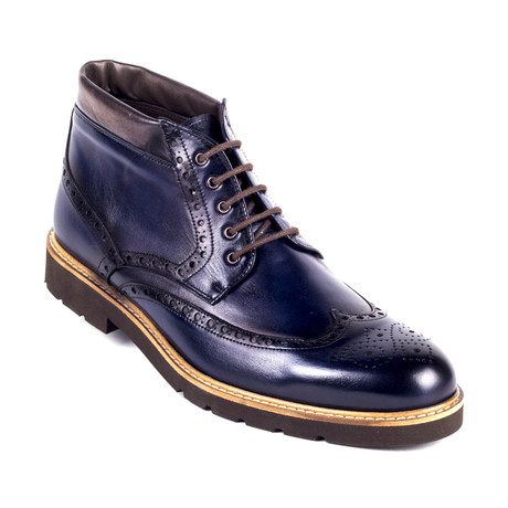 Cravio Leather Boot // Blue (Euro: 39)